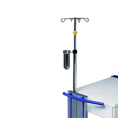 Infusionsflaschenhalter für Gerätewagen