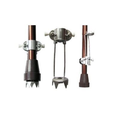 Eiskralle für Gehstock mit 5 Spitzen