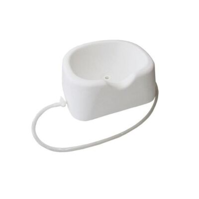 Haarwaschwanne Profimodell mit Kopfmulde weiß