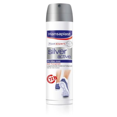Hansaplast Silver Active Fußspray 150 ml Anti-Transpirant
