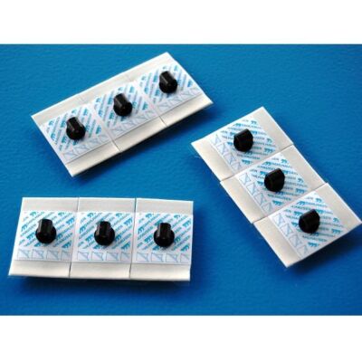 Einmal-Elektrode Typ 454 röntgen-negativ 45 x 25 mm Klebeelektrode QuickSpot 30 Stück Schaumstoff eckig