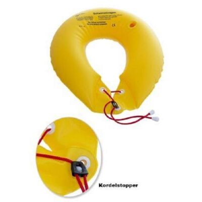 Schwimmkragen mit 2 Luftkammern gelb Sicheres Schwimmen in Freizeit und Therapie