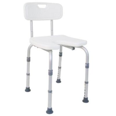 Duschstuhl DH 135 mit Ausschnitt und Lehne