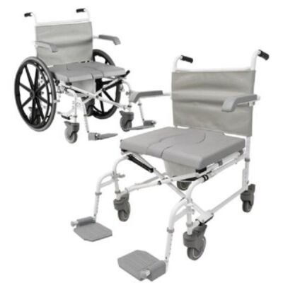 Dusch- und Toilettenrollstuhl DuoMotion XL 24