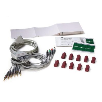 Satz Elektrodenleitungen 4 mm Stecker 10-adrig