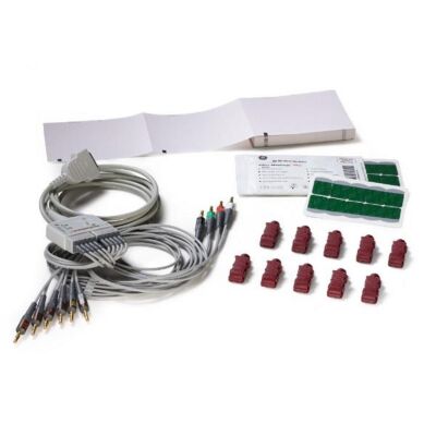 Satz Elektrodenleitungen Klammer 10 adrig