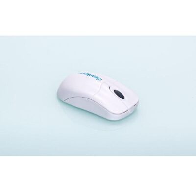 Antimikrobielle Kunststoffmaus Cleankeys CKM2W weiß Hygienemaus