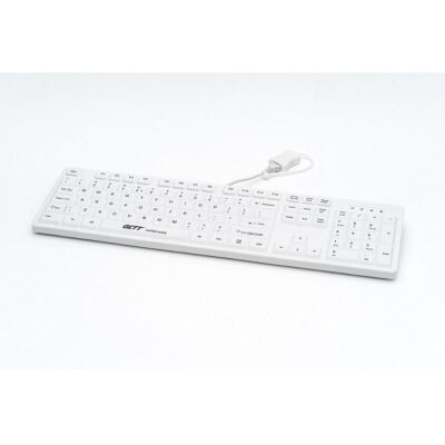 Cleantype Easy Protect antimikrobielle Silikon-Tastatur Hygienetastatur TKG-105-GCQ-IP68