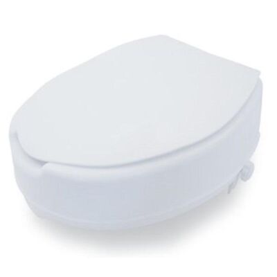 Toilettensitzerhöhung mit Deckel 10 cm bis 160 kg
