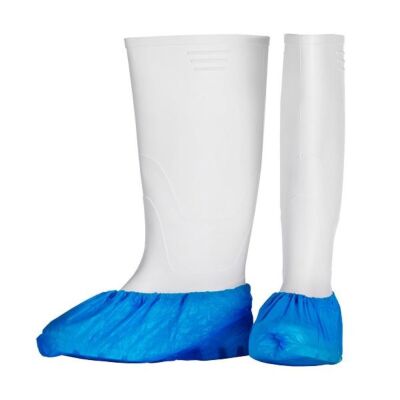 Überziehschuhe Polyethylen blau 100 Stück Schutz vor Verschmutzungen