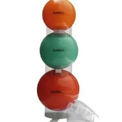 Stapelhilfe für Bälle, aus 3 Ringen, Klettverschluss