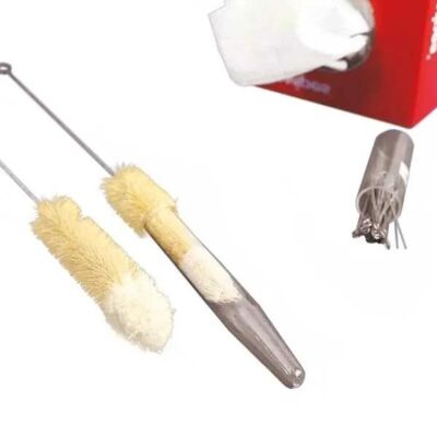 Reagenzglasbürsten für 16 mm Röhrchen 10 Stück Flaschenbürste