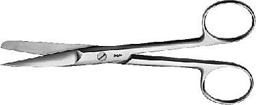 Chirurgische Schere Deaver gerade sp/st 145 mm