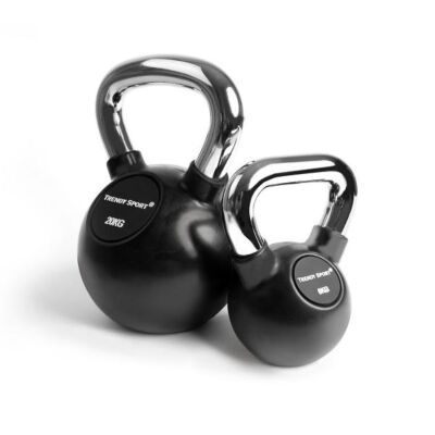 KETTLEBELL m. Chromhantel/Chromgriff schwarz