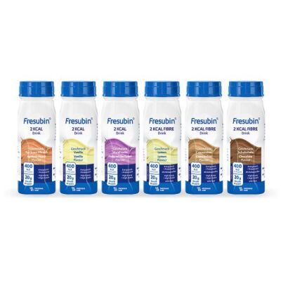 Fresubin® 2kcal / 2kcal fibre DRINK Mischkarton 24 x 200 ml Hochkalorische Trinknahrung