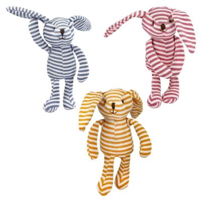 Kirschkernkissen Hase Tammy / Tommy / Timmy Körnerkissen Hase gestreift