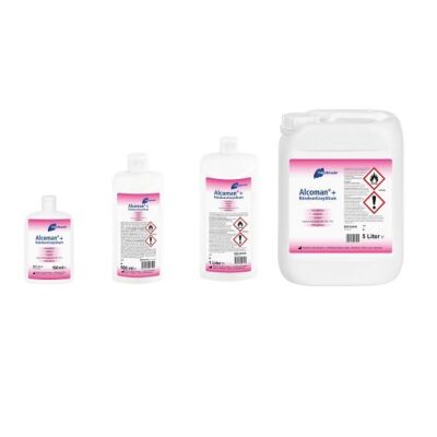 Alcoman®+ Händedesinfektion 500ml-Flasche