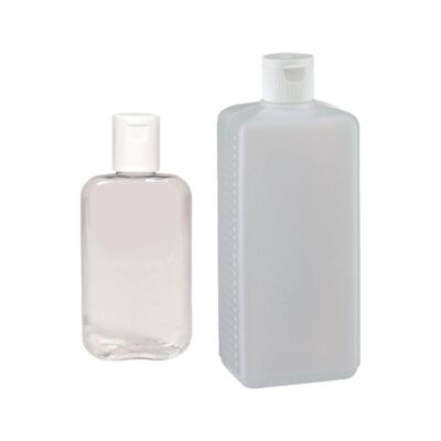 Behandlerflasche für Einreibe- und Massagemittel Leerflasche