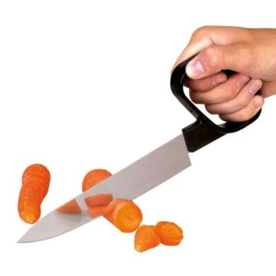 Küchenmesser mit Greifhilfe