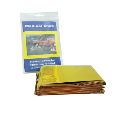 Rettungsdecke Ypsisave gold silber 160 x 210 cm