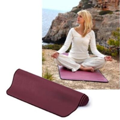 Pilates- & Yogamatte dunkelrot