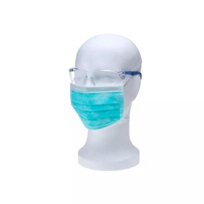 OP-Maske Anti-Fog für Brillenträger grün 50 Stück