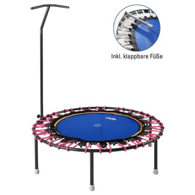 Trimilin Trampolin Jump 111 Vario Plus mit Haltestange pink
