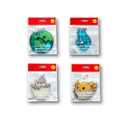 Kalt-Warmkompresse Kids Mix aus 4 Motiven 24 Stück