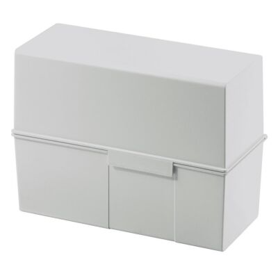 Karteibox DIN A5 quer lichtgrau