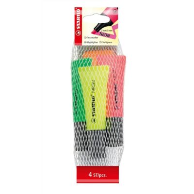 STABILO® Textmarker NEON 4er-Pack