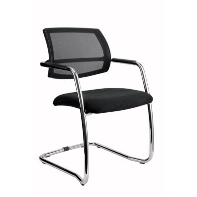 Freischwinger Netzrücken 2 Stück schwarz