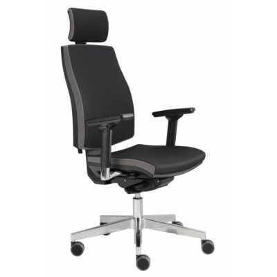 Drehstuhl Premium 1 mit Ziernaht schwarz