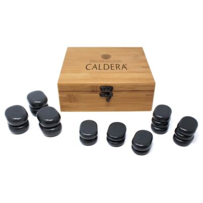 CALDERA Hot Stone Massagestein-Set 18-teilig