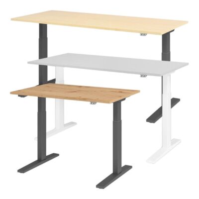 Sitz-Steh-Schreibtisch Basic elektrisch höhenverstellbar