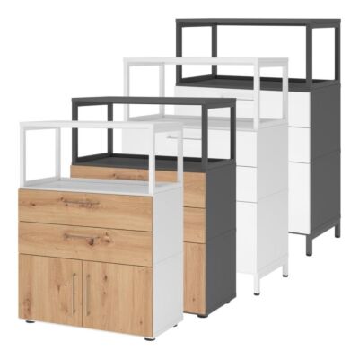 Flexwall Kombischrank 3 OH (1 offen) BS