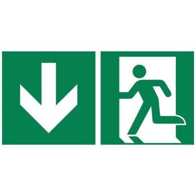 Hinweisschilder für Rettungswege
