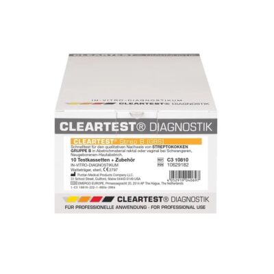 Cleartest Strep B 10 Testkassetten