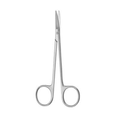 Schere 12cm, gebogen, st/st