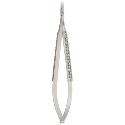 Mikro-Nadelhalter  gebogen, ohne Sperre, 14,5 cm