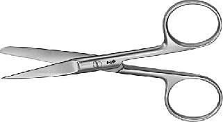 Chirurgische Schere gerade spitz/stumpf 200 mm
