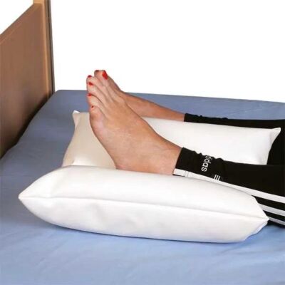 Lagerungskissen mit Neopolenkugelfüllung mit Nesselbezug oder Kunstlederbezug