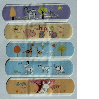 miro-kidstripe Kinderpflaster BigBox 100Stk. 72x19mm - 5 Tiermotive