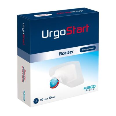 UrgoSTART Border Schaumstoffwundverband Hochabsorbierende Polyurethan-Schaumstoffkompresse