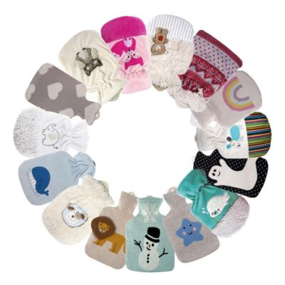 Kinderwärmflaschen mit Motiv Kuschelige Wärmflaschen für Kinder