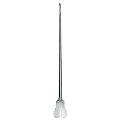 Hohlsonde, gebogen 16cm