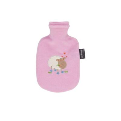 Wärmflasche mit Flauschbezug