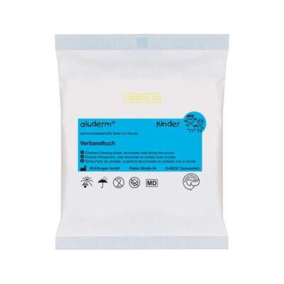 aluderm Kinder Verbandtuch in 2 Größen Kinderverbandtuch