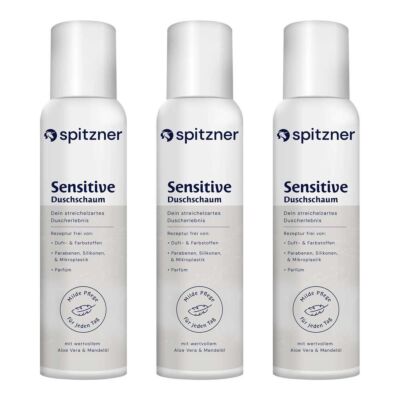 Duschschaum Sensitive 3 x 150 ml