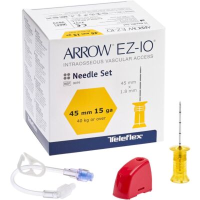 Infusionsnadel-Set m. Stabilizer 45 x 1.8mm; 15G 5 Sets, gelb Arrow EZ-IO