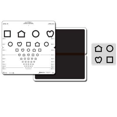 Falttafel LEA-Symbole, 10 Linien, 3 m